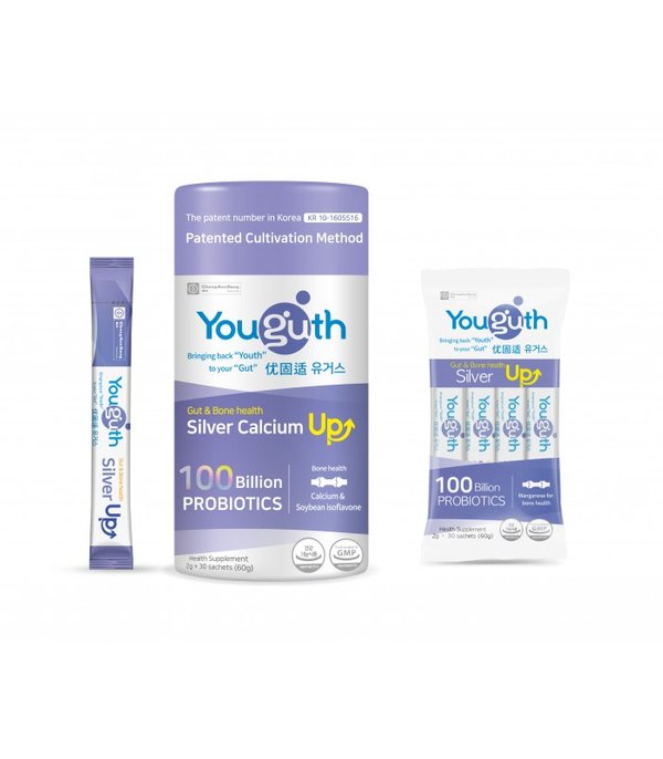 Youguth Probiotics Silver Calcium Up 100B CFUS 30S