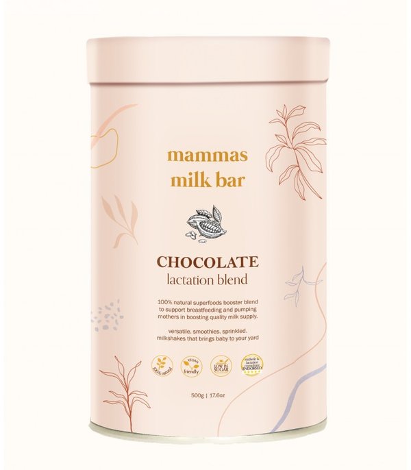 Mammas Milk Bar Chocolate Lactation Blend 500g