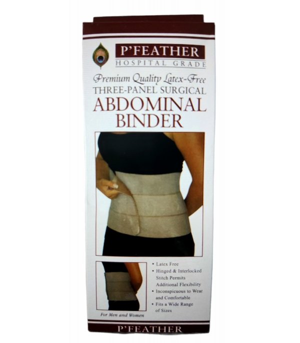 P' Feather Abdominal Binder Hospital Grade - Small